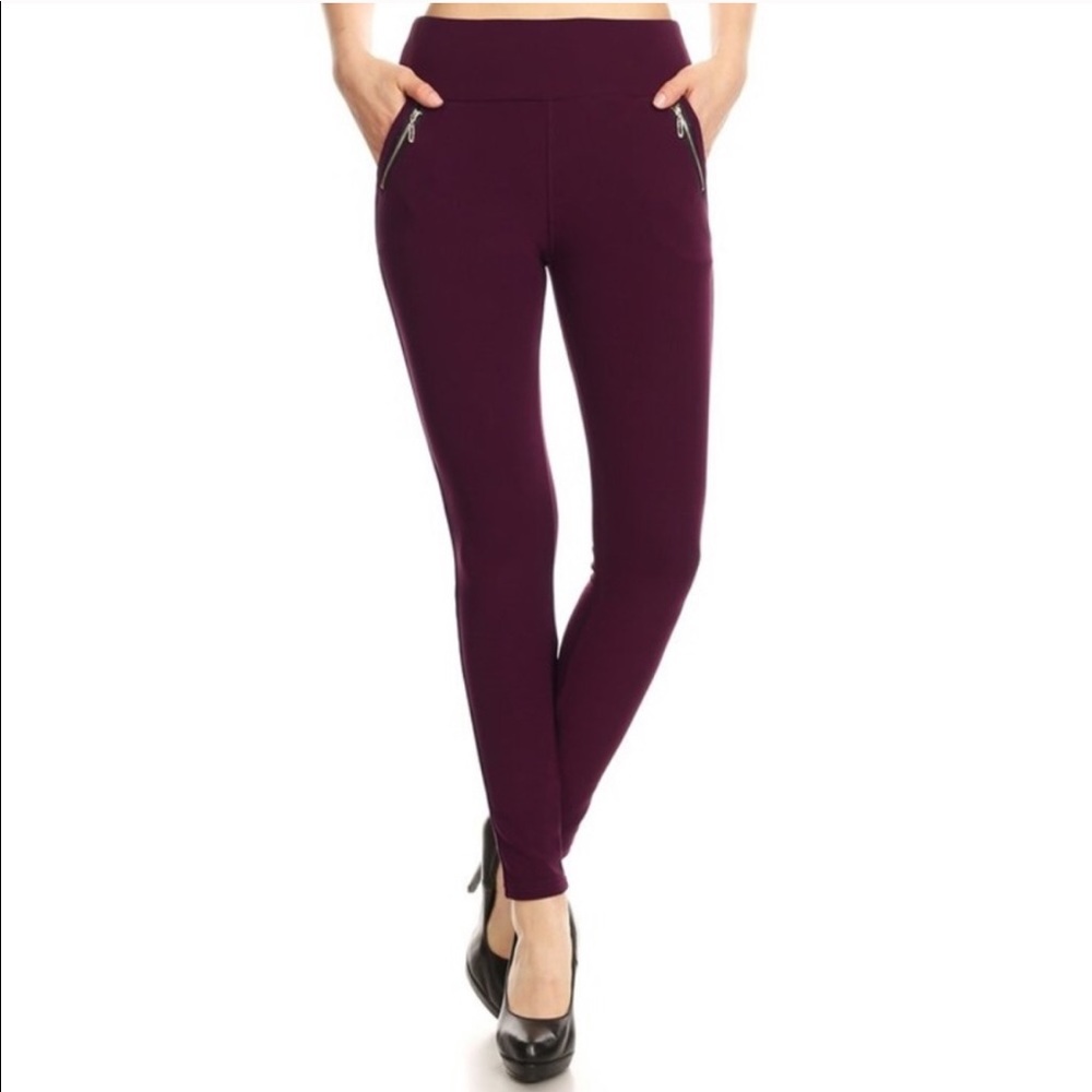 NWT Eggplant high waisted leggings / skinny pants